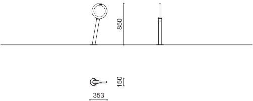 Metalco Стальная стойка для велосипедов sun-id-1354824 - Вид №1