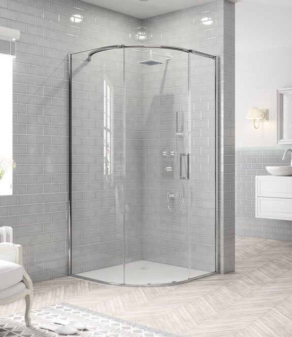 Душевой уголок AR81Q1000 L or R Merlyn Arysto Хромированный  - Вид №2