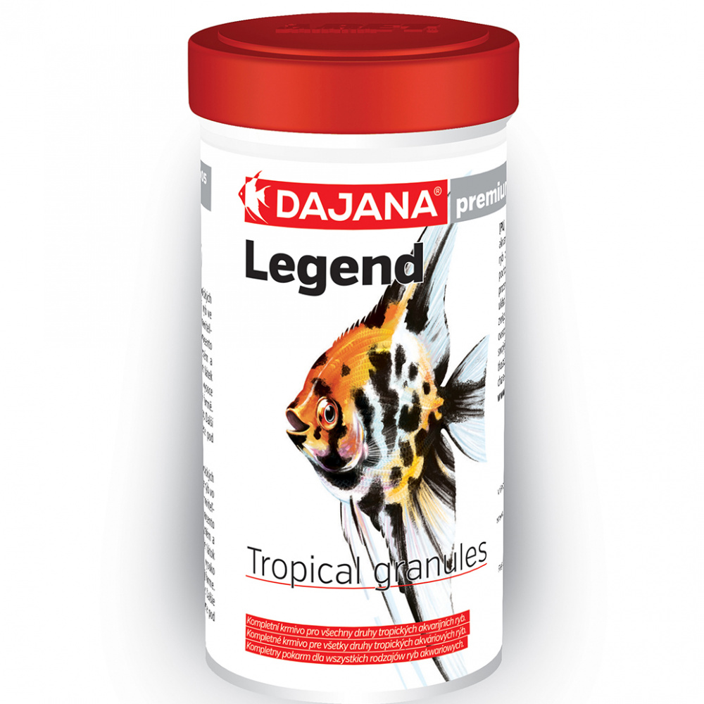 ПР0045378 Корм для рыб Legend Tropical Granules гранулы 45г (100мл) DAJANA 