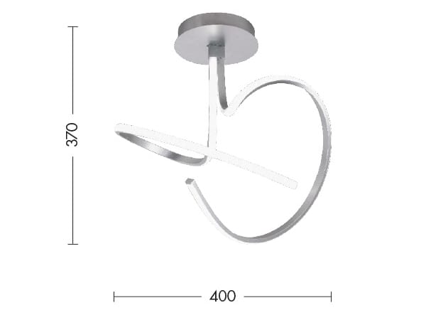 Светодиодный потолочный светильник Rossini Illuminazione Curvy ARCH-00016867 - Вид №2