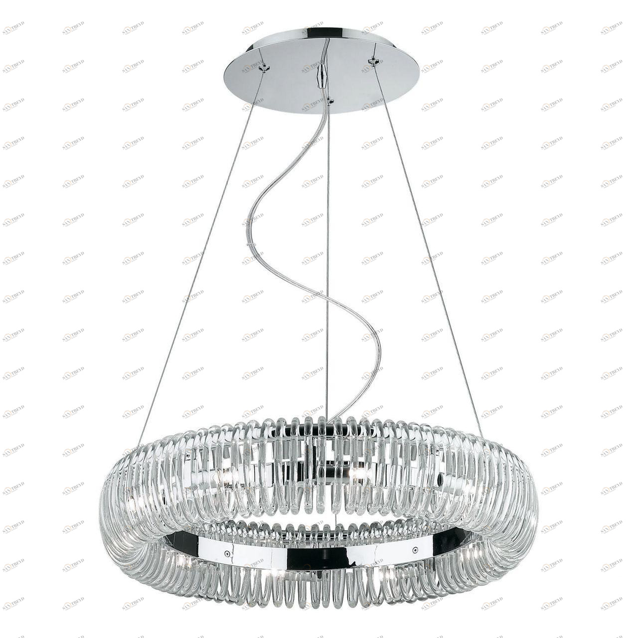 Подвесной светильник Ideal Lux Quasar SP10 IDEAL LUX ДИЗАЙНЕРСКИЕ, QUASAR 072732 Хром 