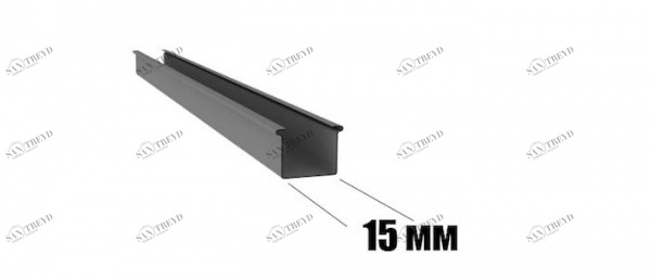 Межпанельный профиль ППР-083 серебро металлик 4м 0201 БАРД 2511153