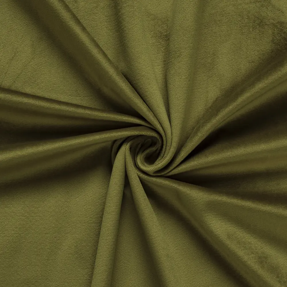 Ткань 1 м/п бархат 300 см цвет светло-оливковый GARDEN STLM-2120274