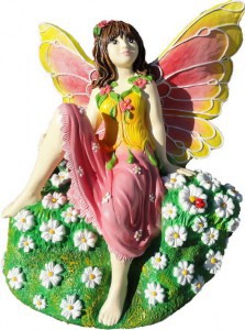 10799 ФЕЯ на полянке, скульптура из бетона LAB.Space  - Вид №2