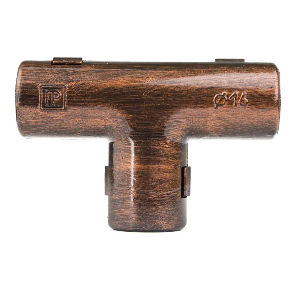 Тройник для кабель-канала 20x6.5 см цвет медный 82709338 STLM-2104023 Santreyd 
