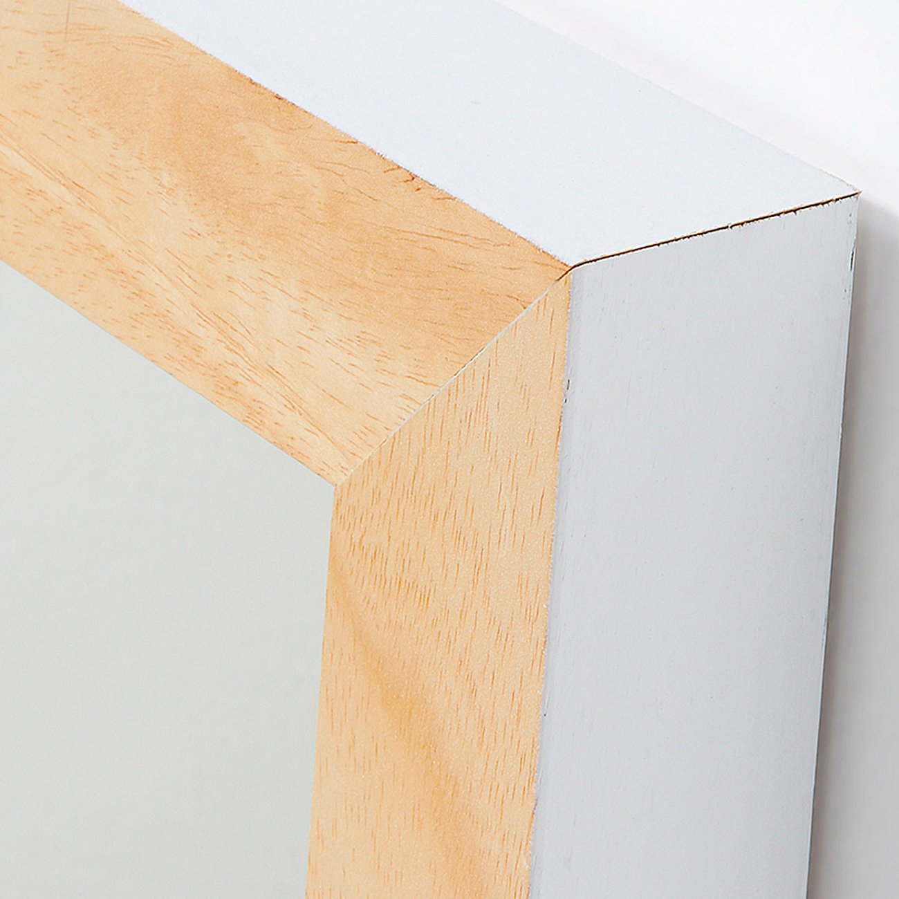 Зеркало в прихожую настенное бежевое Drop 78x178см от La Forma LA FORMA DROP 342818 Белый - Вид №2