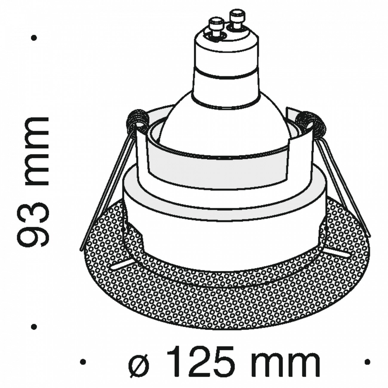 Встраиваемый спот белый Technical Hoop DL043 TECHNICAL DOWNLIGHT 00-3957152 Белый  - Вид №3