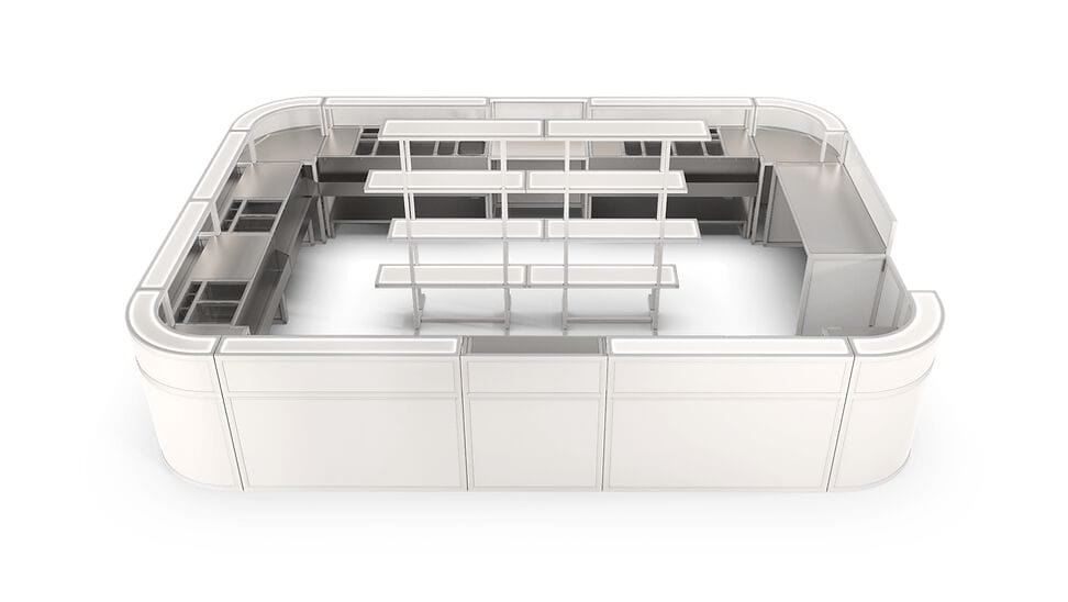 Секционная барная стойка Station Deus® Set-Up ARCH-00067936 - Вид №2