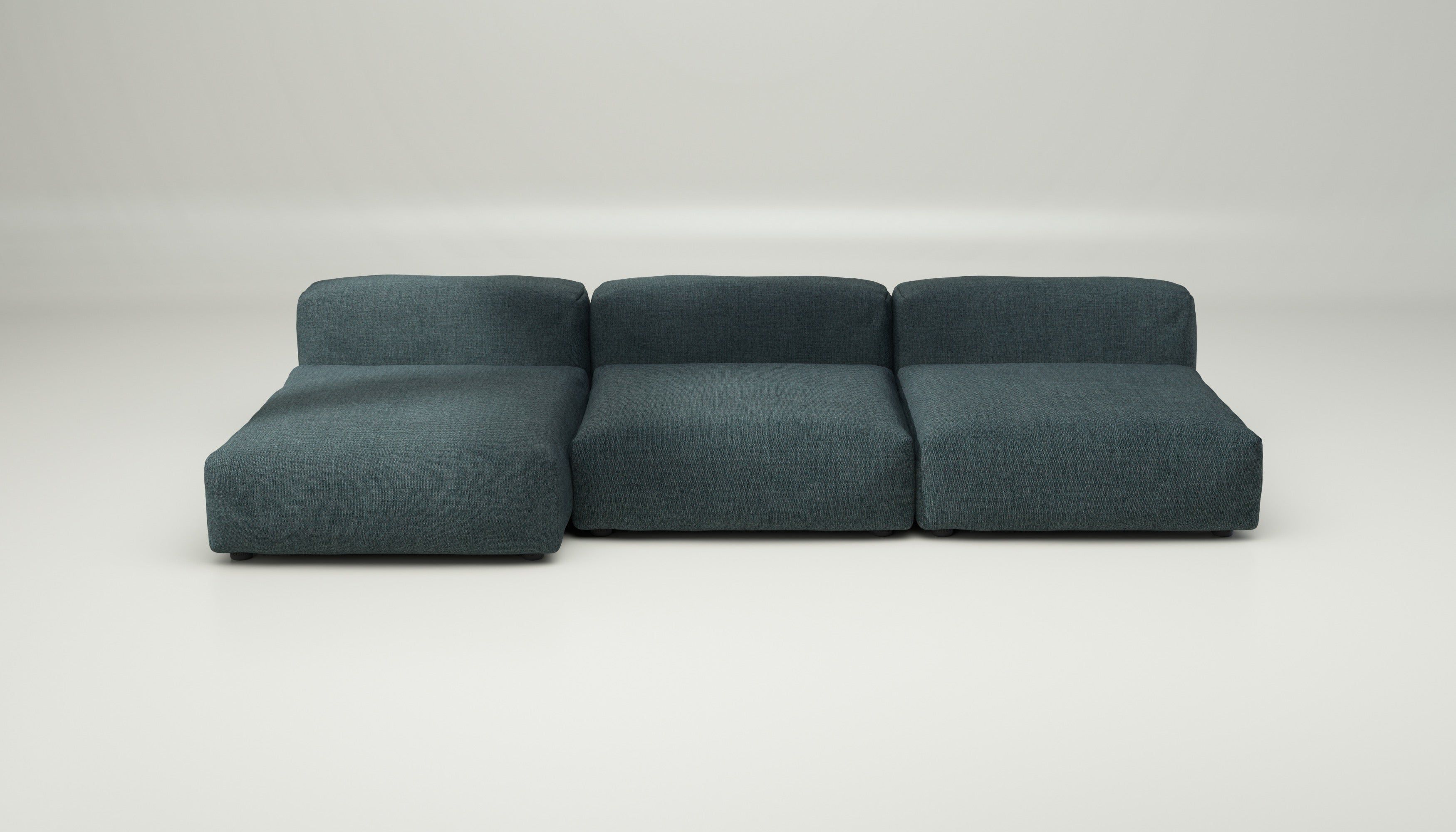 Модульный садовый диван с полуостровом vetsak Pique ARCH-00133737 - Вид №1