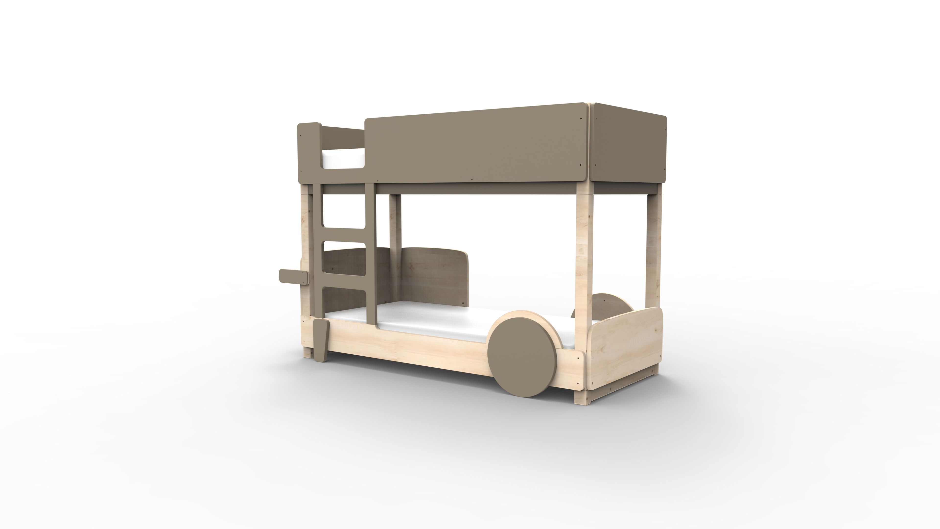 Деревянная двухъярусная кровать Mathy by Bols ARCH-00015757 - Вид №6