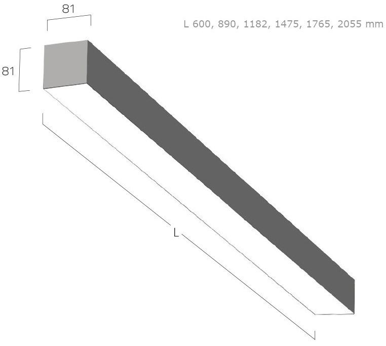 Lightnet Настенный светильник / потолочный светильник из алюминия Matric sun-id-1362681 - Вид №1