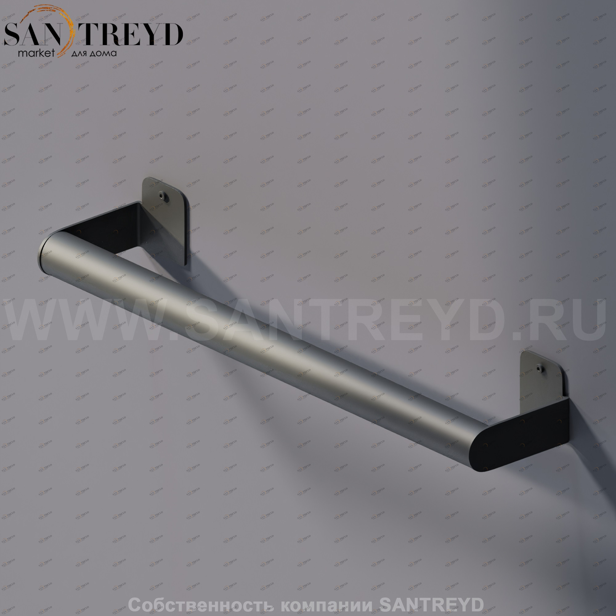 Agape MACH 2 Плотенцедержатель 40 см черный AMC20932E