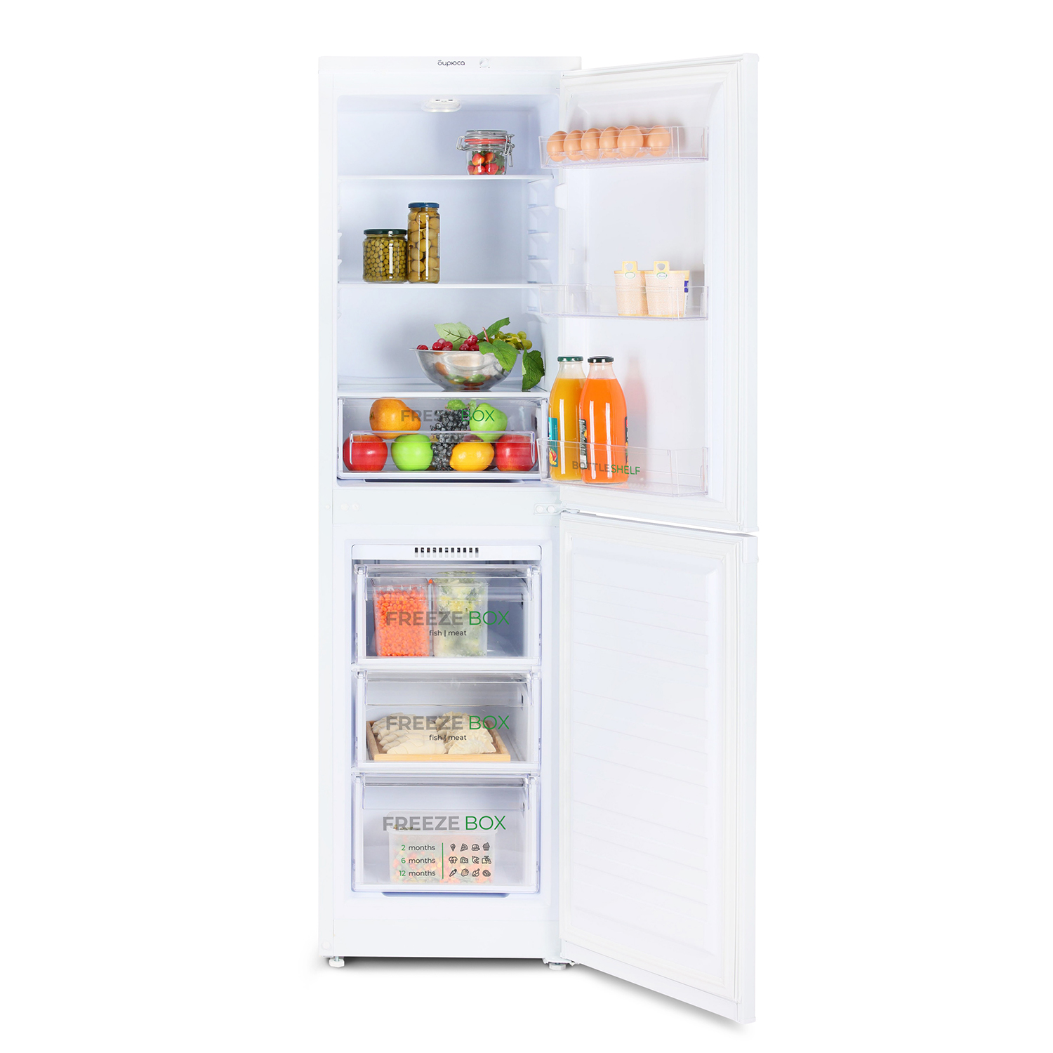 9283697 Холодильник с морозильником   Бирюса 420 белый STDN-0132296 - Вид №3