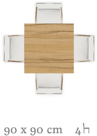 Casala Круглый стол с основанием 4 звезды Temo 6941-03 - Вид №5