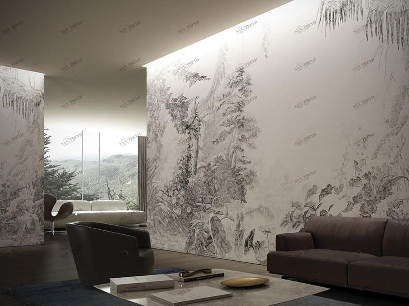 GLAMORA Тропические обои A room with a view Glar24a