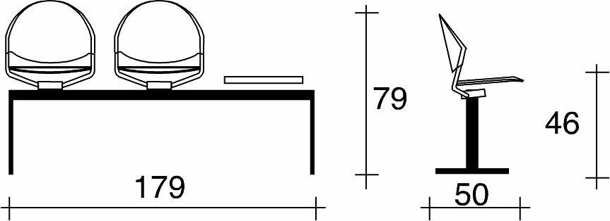 TALIN Сиденье на балке перекрытия из полипропилена Delfi sun-id-1380810 - Вид №8
