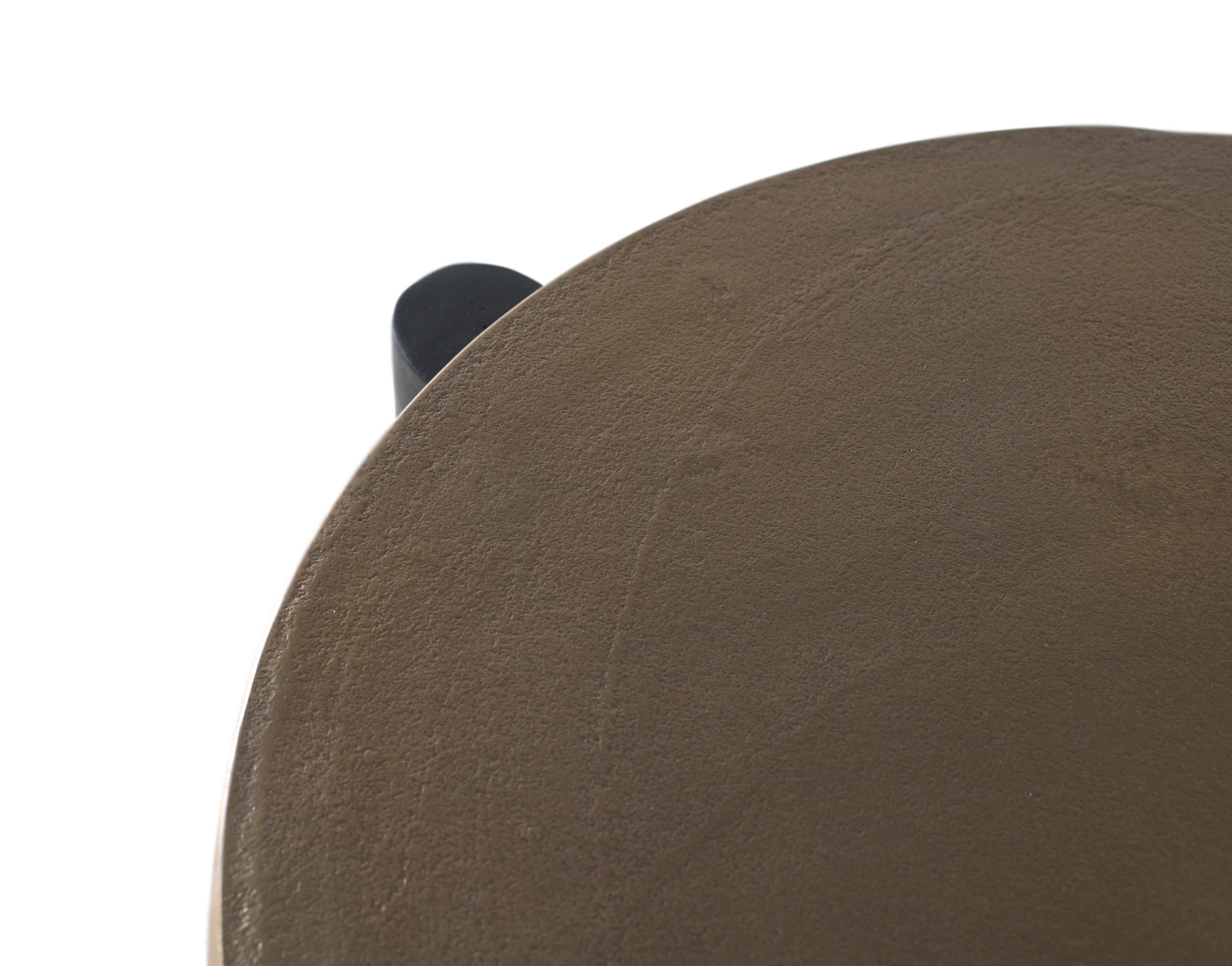 Круглый металлический журнальный столик Giner y Colomer 1615 ARCH-00083558 - Вид №2