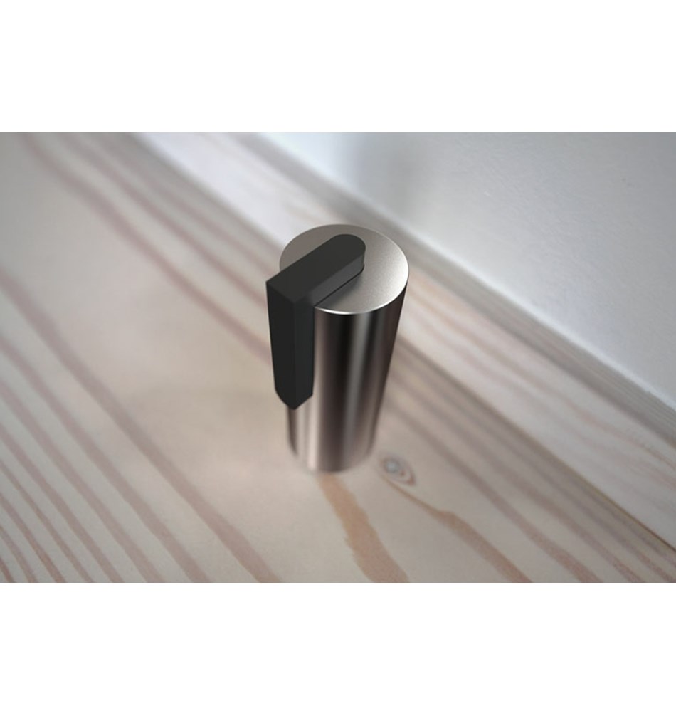 FROST Дверной упор 2, 75 мм » матовый / черный Нержавеющая сталь Матовый N1931-1  - Вид №5