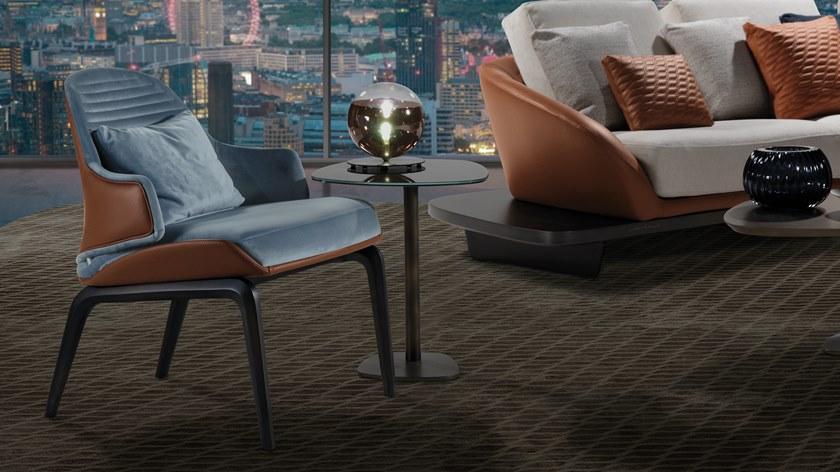 Reflex Кожаное кресло с подлокотниками Pininfarina home design sun-id-1397645 - Вид №4