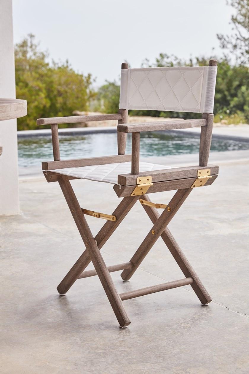 Unopiù Складной стул из тика и хлопка Ginger Ginpost - Вид №1