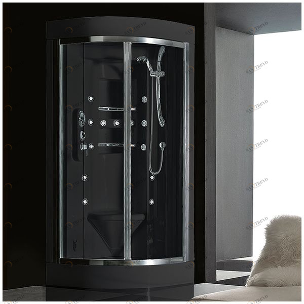 Душевая кабина Gruppo treesse Acquazzurra 90 STB-B7597S-C белая с гидромассажем угловая левая STBB7597SC