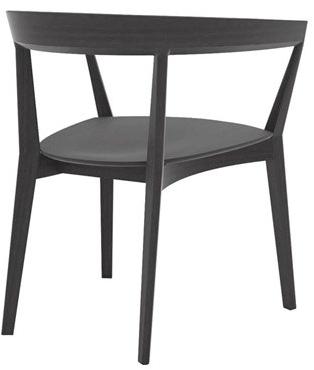 Andreu World Деревянный стул с подлокотниками Carola So0907 - Вид №2