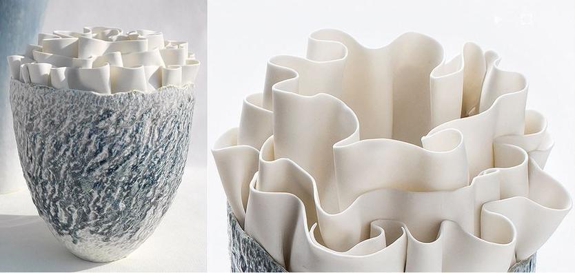 Fos Ceramiche Фарфоровая ваза Anthozoa sun-id-1421428 - Вид №2