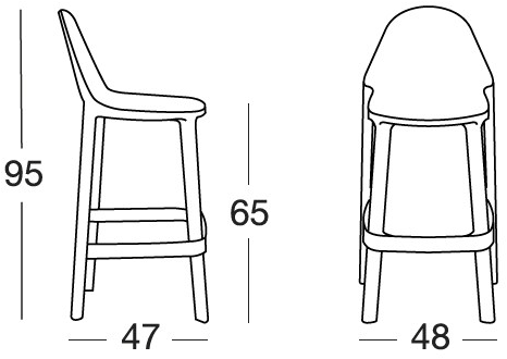 SCAB DESIGN Садовый стул из технополимера Più sun-id-1413050 - Вид №7