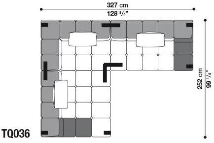 B&B Italia Модульный секционный диван Tufty time sun-id-1414316 - Вид №62