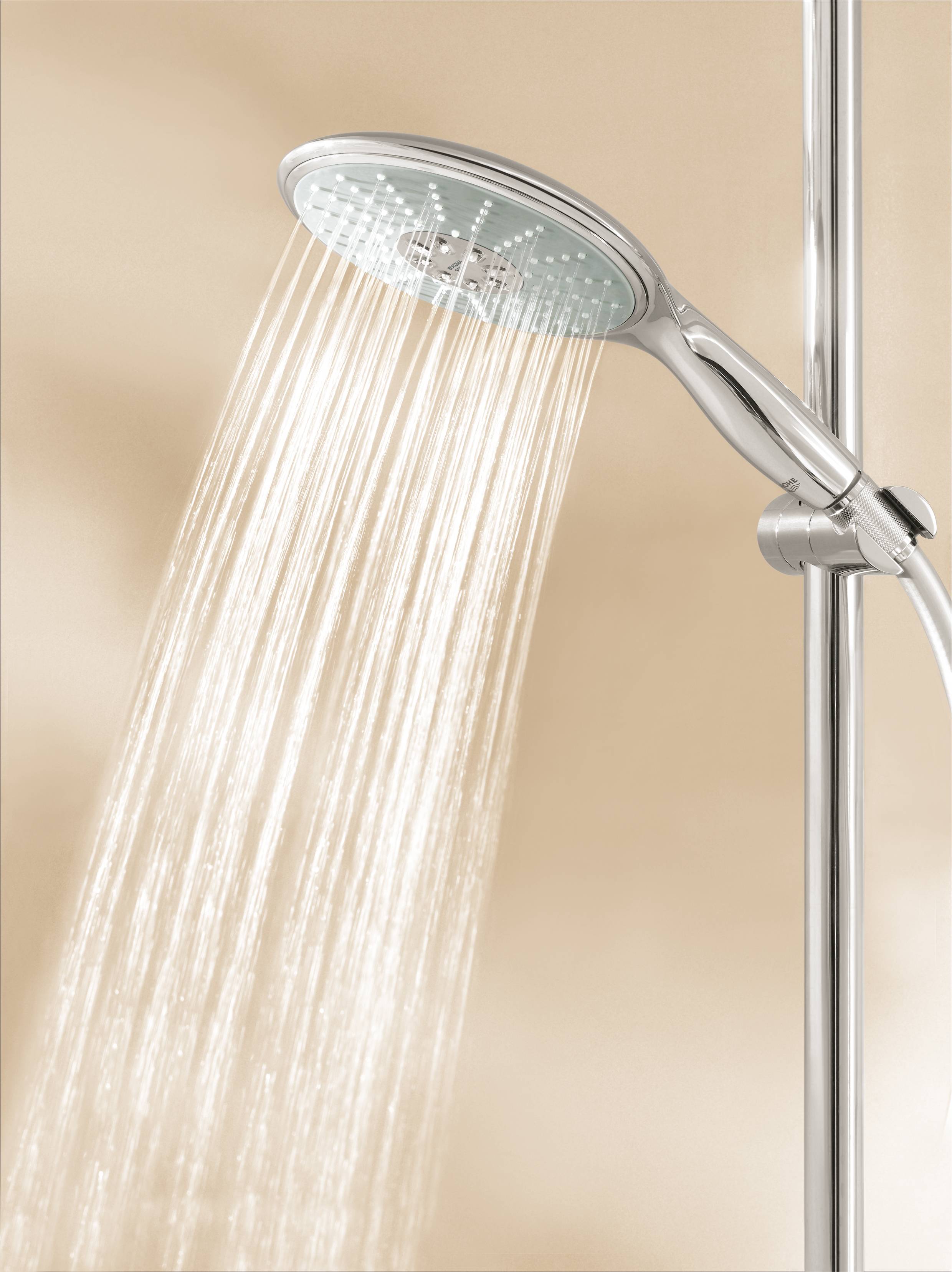 Душевой гарнитур GROHE Power&Soul 160 (ручной душ, штанга 900 мм, шланг 1750 мм) с ограничением расхода воды, хром (27750000) - Вид №3