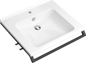 950.19.081 Комплект умывальника с поручнем и 2 крючками HEWI Waschtische