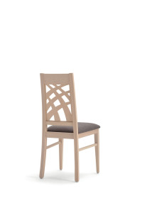 Стул из бука с мягким сиденьем