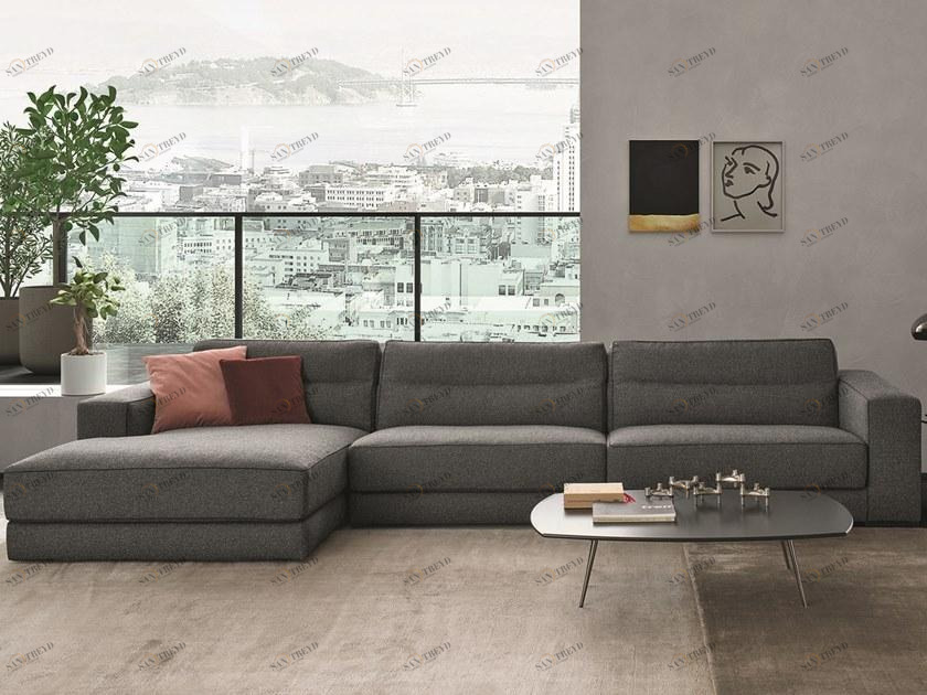 Bodema Модульный тканевый диван с шезлонгом Dallas sun-id-1422713