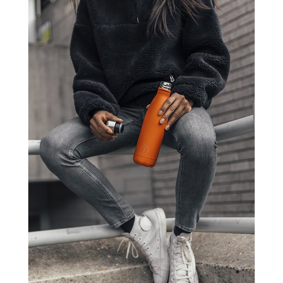 Термос 500 мл оранжевый Neon Orange CHILLY'S BOTTLES ДИЗАЙНЕРСКИЕ 00-3948010 Оранжевый  - Вид №2