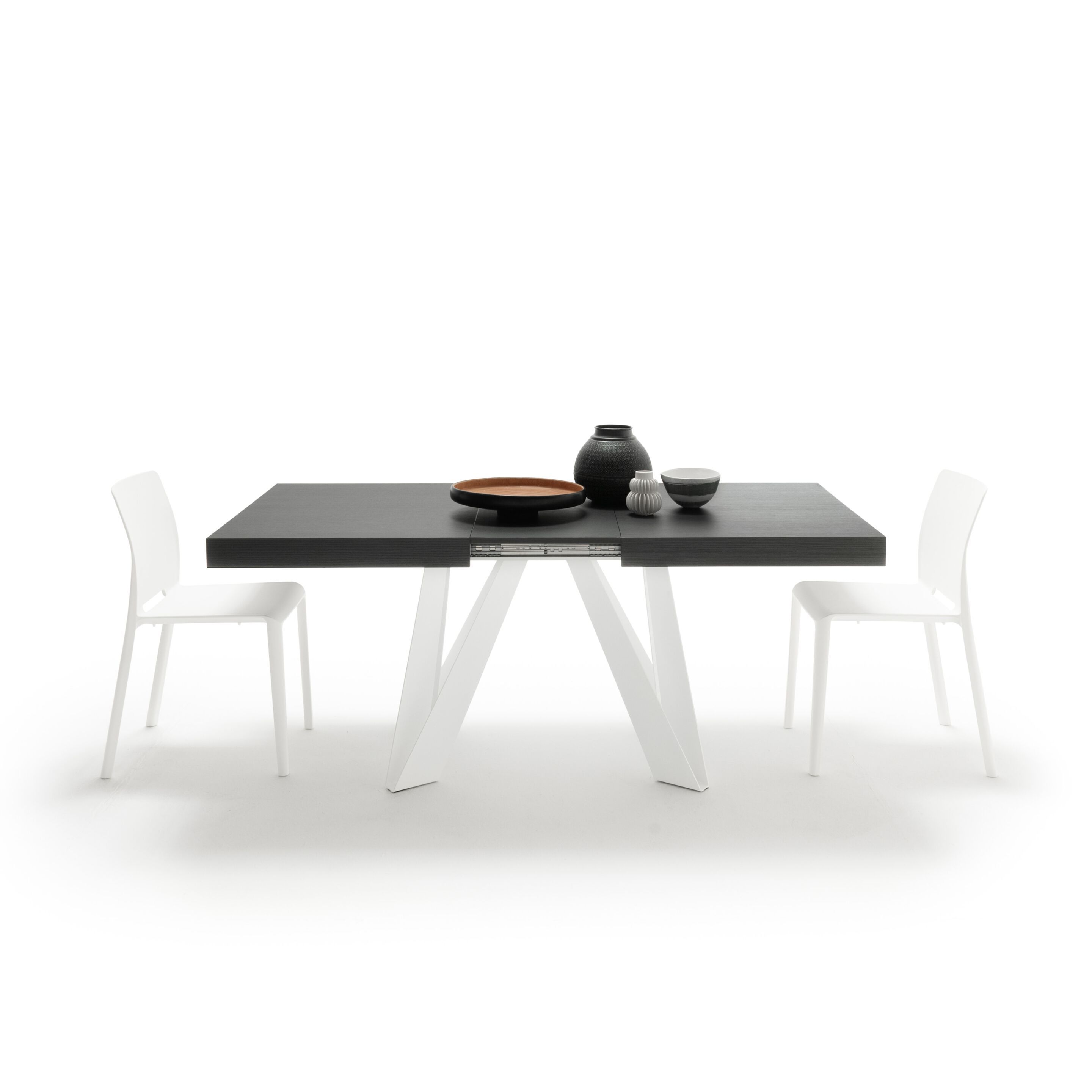 Выдвижной прямоугольный стол из железа с меламиновой столешницей Mobili Fiver ROMINA ARCH-00069646 - Вид №9