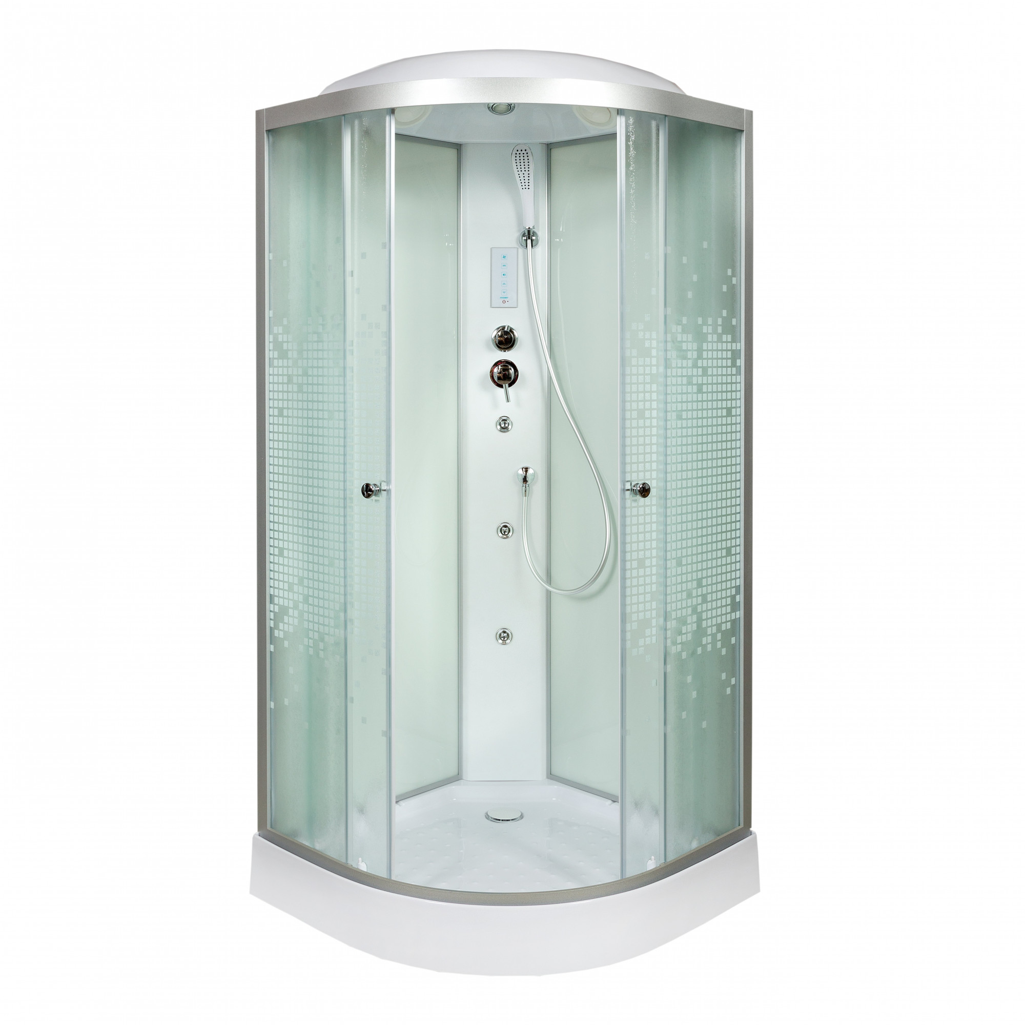 D120 R Душевая кабина DETO Серия D L 909 с гм. и эл.