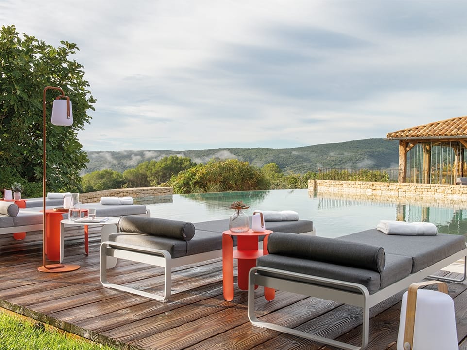 Шезлонг с откидывающейся спинкой в Sunbrella® Fermob Bellevie ARCH-00128551 - Вид №1