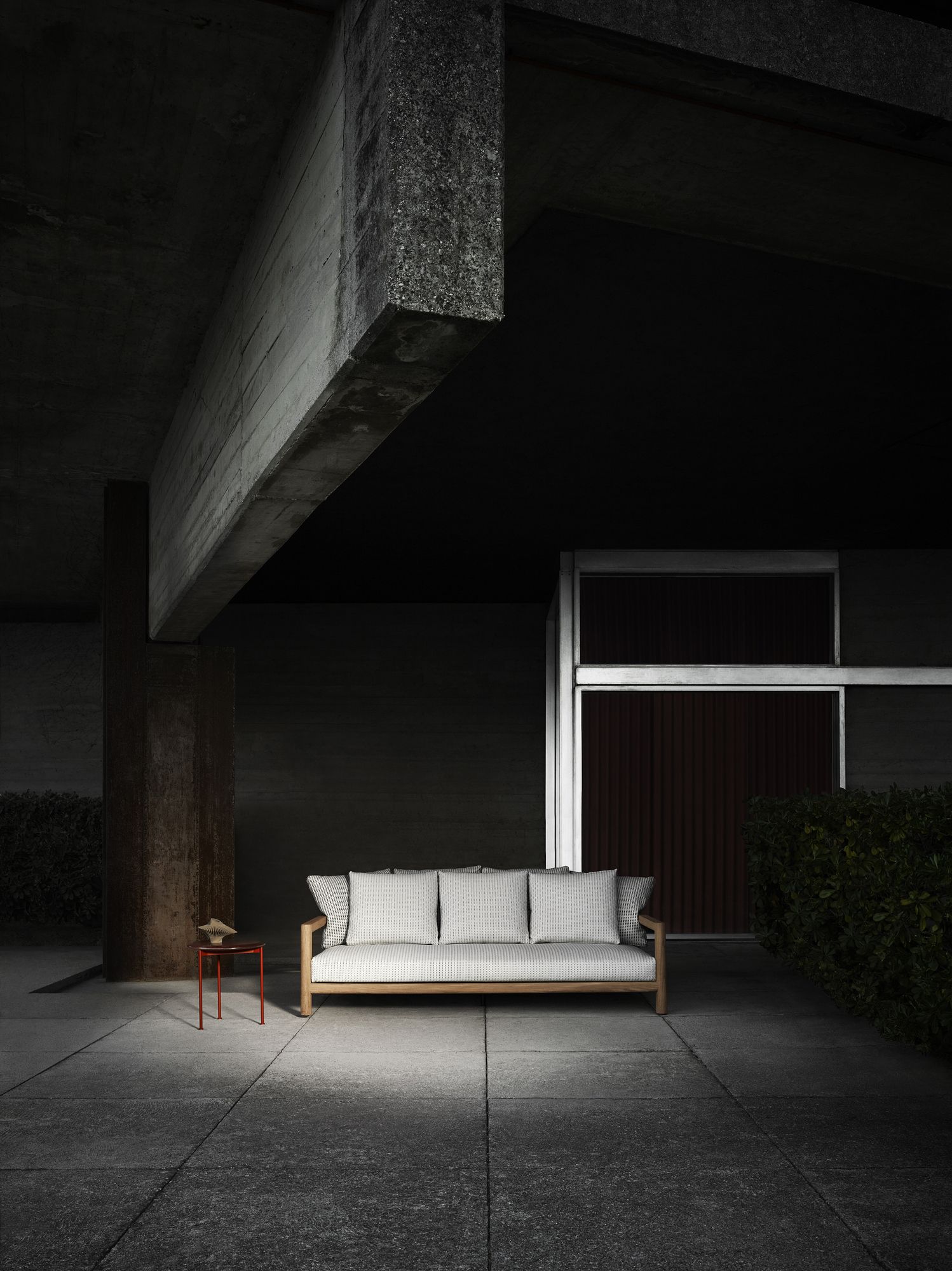 Садовый диван из тикового дерева B&B Italia Outdoor Пабло ARCH-00038623 - Вид №4