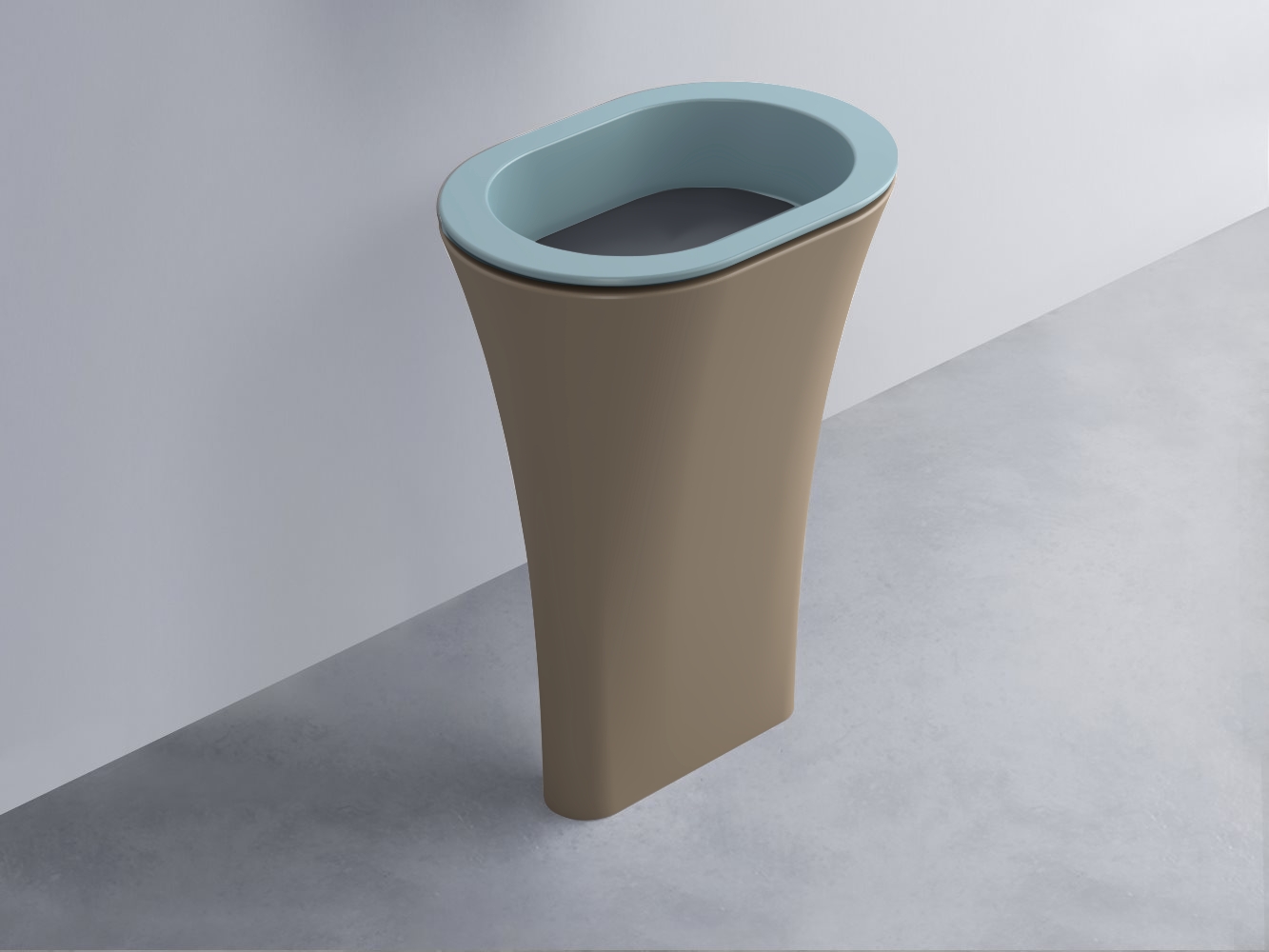 AMLA65-PL+AMPILO-BA+AMCOLO-AN Раковина Amedeo Ovale отдельностоящая cielo Enjoy + Amedeo Ceramica Cielo