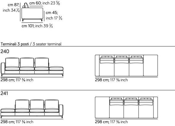 AMURA Угловой диван в ткани Dorsey Am023.031+052 - Вид №10