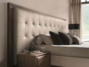 Porada Кожаное изголовье для двуспальной кровати с обивкой Iron