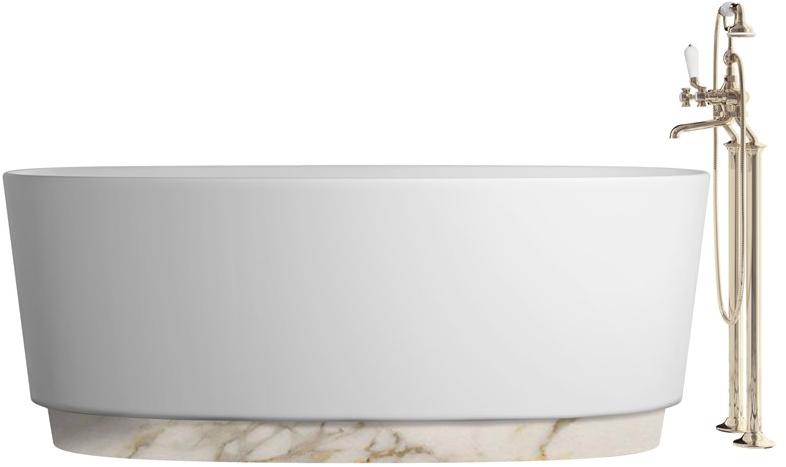 Devon&Devon Овальная ванна белого цвета tec plus sun-id-1380065 - Вид №4