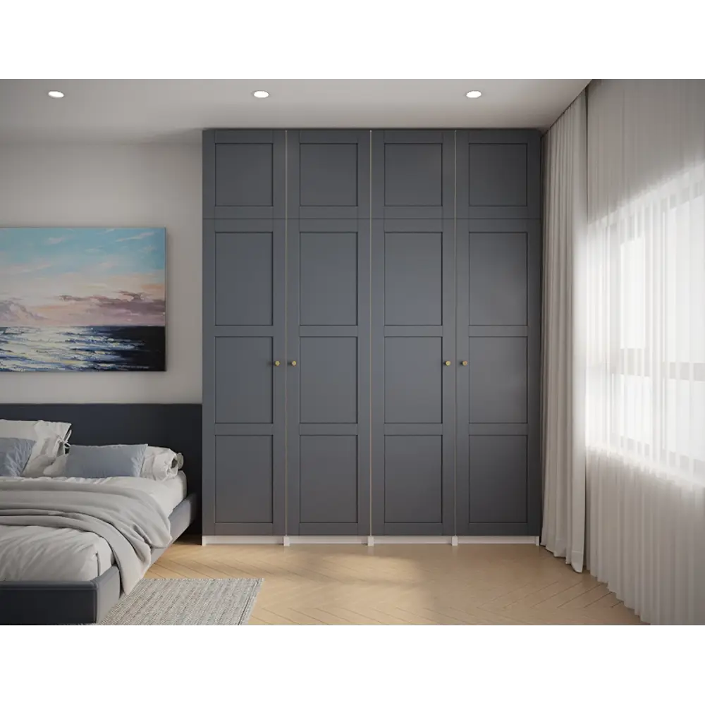 Дверь глухая для шкафа Лион Реймс 39.6x38x1.6 см ДСП цвет серый 89424288 STLM-2040323 Santreyd - Вид №7