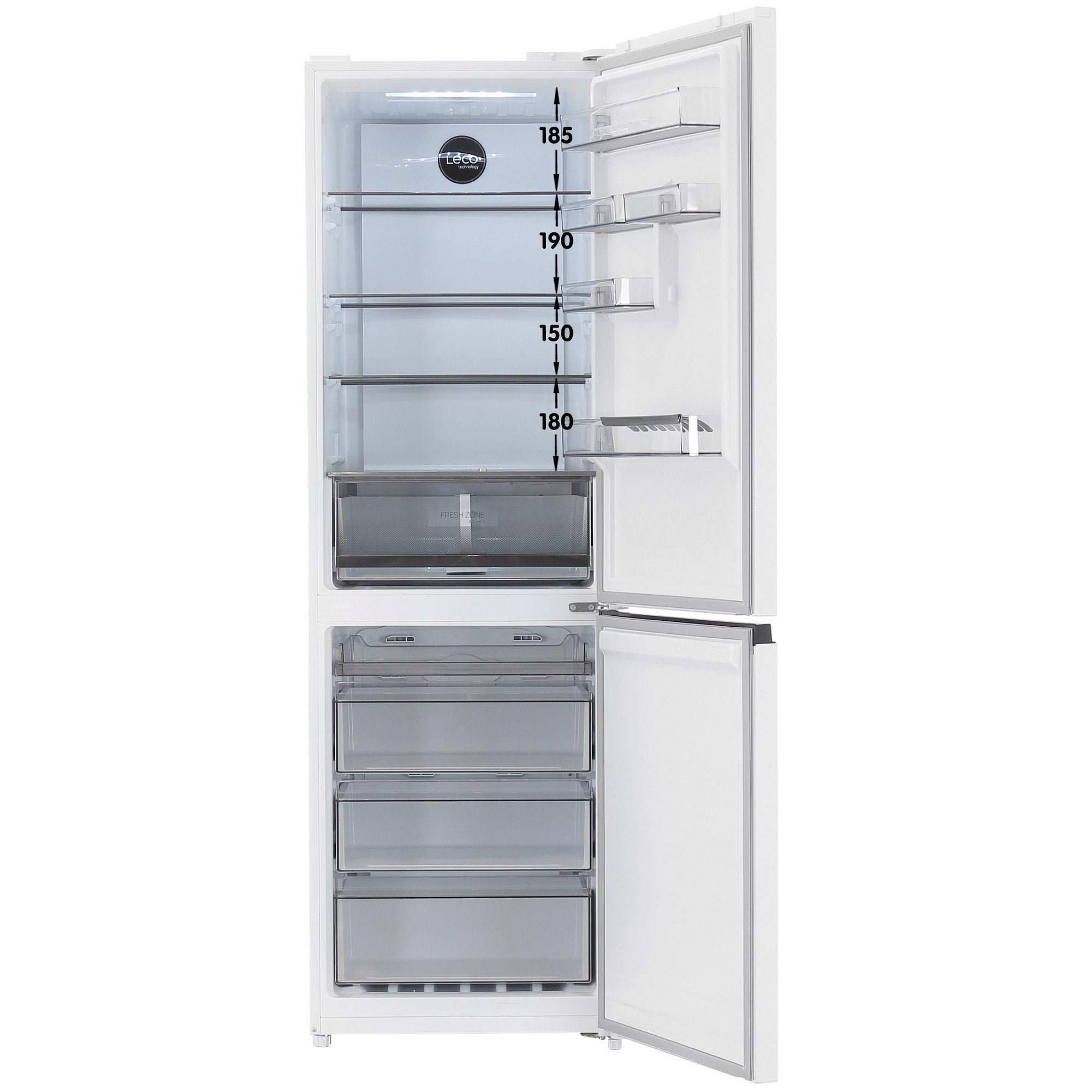 5423595 Холодильник с морозильником   Eigen Stark-RF22 белый STDN-0099252 - Вид №1