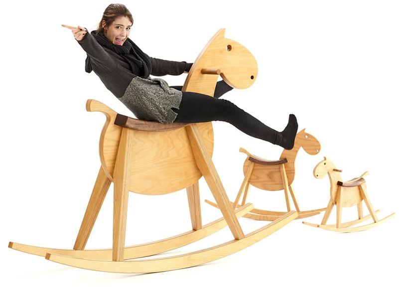 sixay furniture Лошадка-качалка из дерева sun-id-1446687 - Вид №1