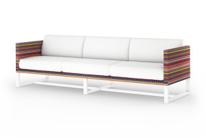 3-местный тканевый садовый диван