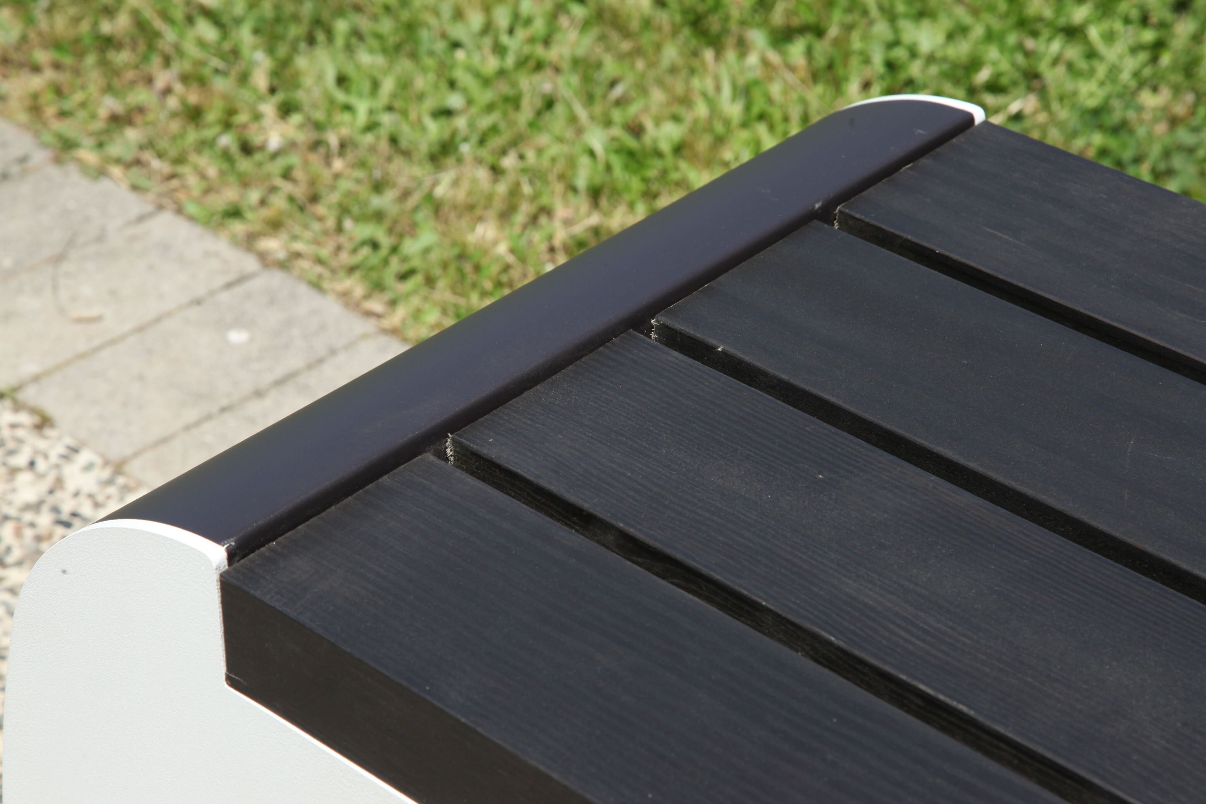 Стальная и деревянная скамья без спинки CITYSì ARMONY ARCH-00045270 - Вид №17