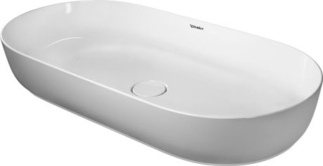 0379802100 Накладная раковина на столешницу  овальная Duravit Luv - Вид №1