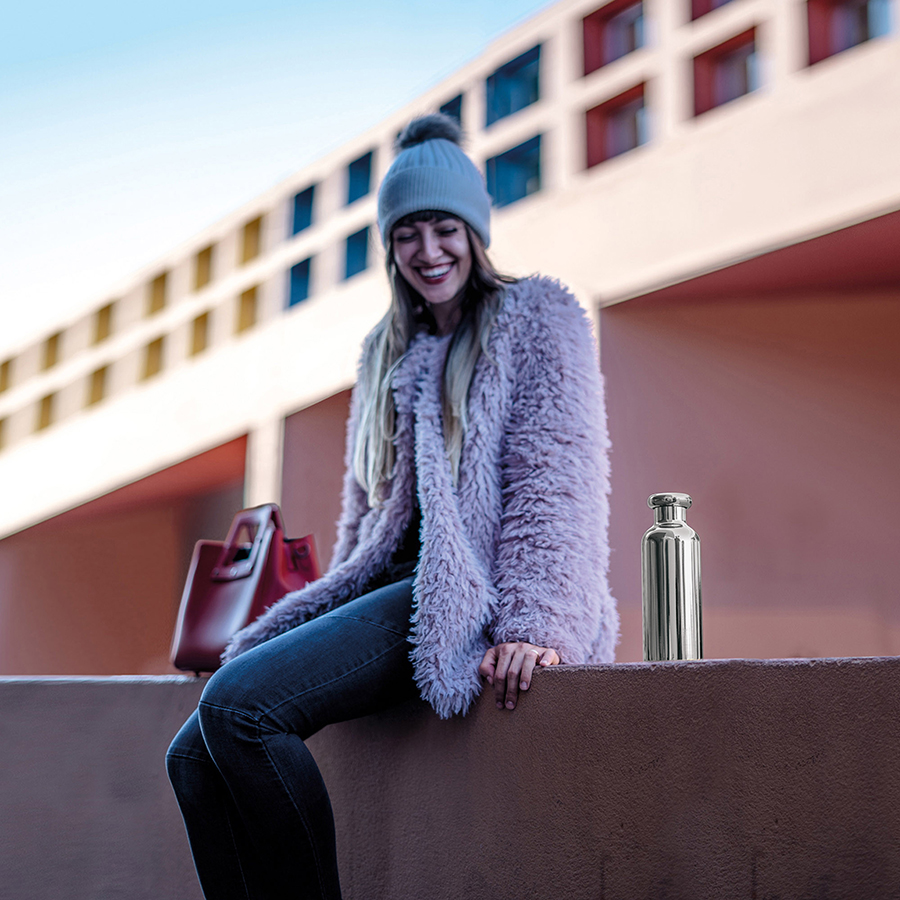 11670016 Термобутылка on the go 500 мл хром Guzzini  - Вид №1