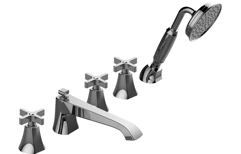 E-6853-C15B Смеситель для ванной с душевым комплектом GRAFF Finezza